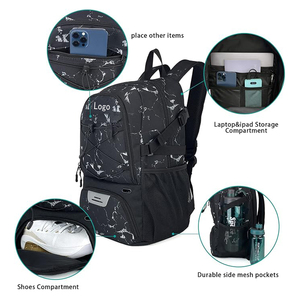 Bolsa Deportiva de Doble Asa, Personalizada de Fábrica, Ligera, Gran Capacidad, Duradera, con Cierre, Divisores Internos, Portátil, Impermeable, de Poliéster - Product Image 2