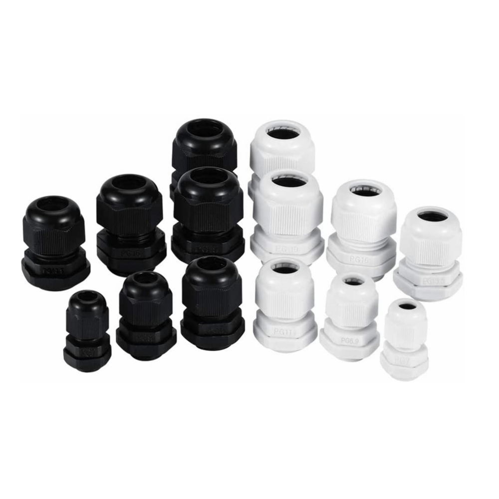 Set 3 Pressacavi M30 In Ottone Nichelato, Impermeabili, Per Cavi Da 13 A 18 Mm – Facili Da Montare