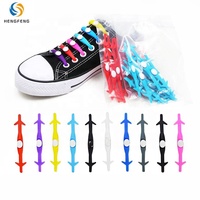 Lacets en silicone sans nœuds, lacets élastiques pour baskets, enfants et adultes