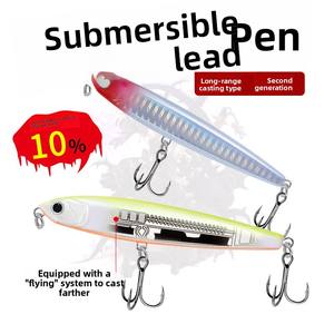 Cebo de señuelo de fundición larga flotante ABS de fantasma volador de segunda generación óptimo para técnicas de pesca de fondo de carpa de pez luna de agua dulce - Product Image 5