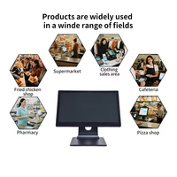 Système de point de vente tactile capacitif de 15 pouces, fabriqué en Chine, Intel I5 I7, compatible Windows 10, terminal de caisse enregistreuse de vente au détail, machine hors ligne