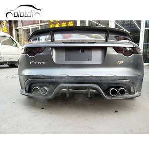 GT Style Carbon Fiber Single Deck Rear <b>Trunk</b> Lip High Kick Spoiler for Jaguar F-Type 2017 - Product Image 5