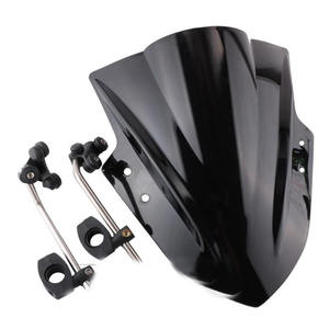 Nouvel état EX300 noir acrylique avant coupe-vent moto pare-brise <span class=keywords><strong>garde</strong></span> déflecteurs de vent accessoires - Product Image 1