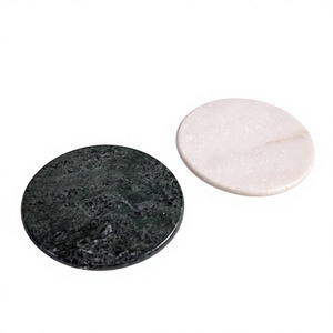 Round <b>Marble</b> <b>Rolling</b> Board Set with Wooden <b>Rolling</b> <b>Pin</b> Eco-Friendly 4mm/5mm/10mm Thickness Options for Kitchen Dough - Product Image 2