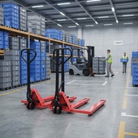 Chariot à main à quatre roues en acier de 150 kg avec largeur intérieure réglable pour la manutention de caisses en plastique en entrepôt
