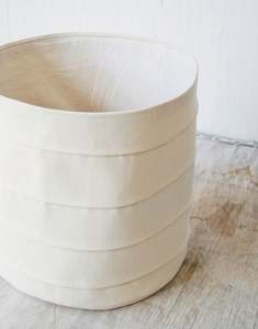 Panier de rangement pour linge sale <span class=keywords><strong>en</strong></span> <span class=keywords><strong>toile</strong></span> de coton écologique, blanc - Product Image 5