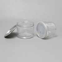 Contenants en plastique PET écologiques de 100 ml et 300 ml, couvercles faciles à ouvrir, emballages personnalisés biodégradables pour glaces, gâteaux, aliments et boissons