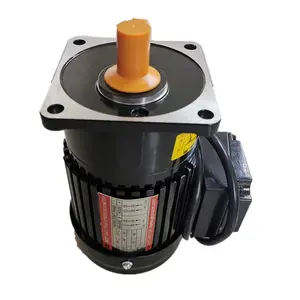 CV18 100W Motor Gir Vertikal 3 ~ 50 Gir Rasio 220Vac 1/8HP Motor Torsi Besar