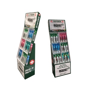 Foldable Eco-Friendly Supermarket Floor Display <b>Stands</b> Corrugated Paper for POP for Beverage Wine Retail Soft <b>Drinks</b> Cardboard - Product Image 4