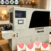 Impresora de Inyección de Tinta Digital de Alta Velocidad NOVIX para Impresión de Bolsas de Plástico y Tela No Tejida, Impresión de Tarjetas con Tinta UV