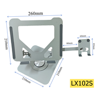 Support d'ordinateur portable rotatif à 360 degrés avec support pour téléphone 180 °   Support de bureau inclinable et réglable en hauteur (35-138 mm) en acier et ABS pour la maison et le bureau