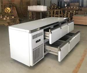 Refrigerador comercial banco de trabajo <span class=keywords><strong>restaurante</strong></span> Bar refrigerador debajo del mostrador cajón enfriador de almacenamiento - Product Image 4