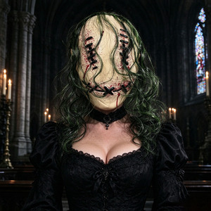 Máscara de Plástico de Halloween, Diseño de Payaso Revenant Inspirado en Películas, para Disfraces, Fiestas de Baile y Eventos de Terror - Product Image 6