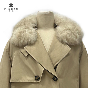 Nuovo Parka Invernale da Donna 2023, Cappotto Lungo alla Moda con Cappuccio in Pelliccia, Impermeabile e Antivento, Giacca Imbottita - Product Image 6