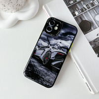 Étui de téléphone personnalisé en gros avec logo TPU+PC, étanche, antichoc, pour 15/16 Pro Max, avec support magnétique, électroplaqué
