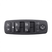 68141890AA Nouveau commutateur principal de lève-vitre en plastique ABS pour porte conducteur avant gauche avec bouton de verrouillage pour Jeep Cherokee