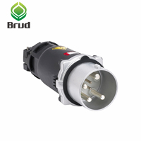 CEE/IEC 380V-690V 250A 5P IP67 6 saat Su Geçirmez Büyük AMP Erkek Fiş (QX75091)