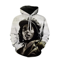 Sudadera con capucha para hombre, con estampado 3D de moda, talla grande