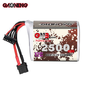 แบตเตอรี่ลิเธียมไอออน GAONENG GNB 6S 2500MAH 22.2V 12C XT60 18650 สำหรับโดรนแข่ง FPV แบบไร้แปรงถ่าน ระยะไกล - Product Image 5