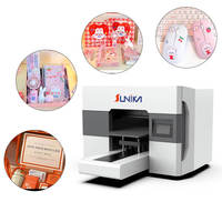 Printer Label Flatbed UV DTF A3 Otomatis Baru untuk Printhead HD I3200(8)-U1 Flex Egg Tube 300mm