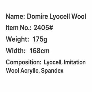 Premium 2405 #   Tela de Punto Tricot Domire, Mezcla de Lyocell y Lana, 175GSM, Teñida, con Tacto Sedoso Similar <span class=keywords><strong>a</strong></span> la Lana, Peso Medio, para Mujer, Otoño - Product Image 6