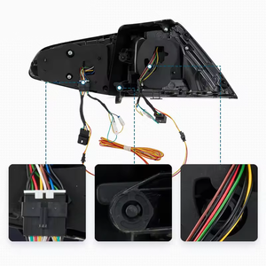 Luci Posteriori a LED con Indicatore di Direzione Sequenziale per Volkswagen <span class=keywords><strong>Golf</strong></span> MK7 MK7.5 Hatchback 2013 2014 2015 2016 2017 2018 2019 2020 - Product Image 6