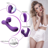 Masturbateur double vibrateur AV Stick pour adulte, 10 fréquences, rechargeable par USB, non lubrifié, sans latex, pour femme