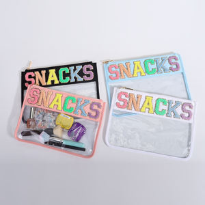 RTS pochettes de maquillage Transparent étanche Pvc toilette cosmétique lavage clair été voyage plat pochette filles femmes cosmétique sac - Product Image 2