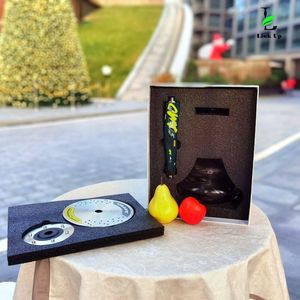 Original Amo Valve Shisha Hookah Set de acero inoxidable de lujo fiesta en casa al aire libre viaje playa Camping jardín fumar Shisha - Product Image 5