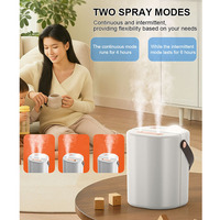 Mini humidificateur portatif d'aromathérapie 2L de grande capacité de ménage diffuseur de parfum d'intérieur pulvérisateur de brume fraîche avec la veilleuse