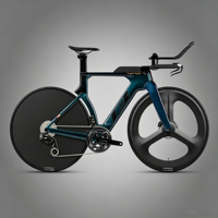 Vélo de route professionnel Aero TT, cadre en carbone 700C, 24 vitesses, roues à 3 rayons et à disques, vélo de contre-la-montre haute vitesse