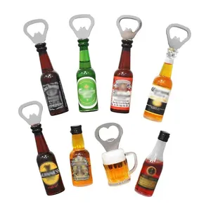 Simulation Beer Opener Beverage Opener Personality Bar Mini Home Refrigerator Magnet Bottle Opener