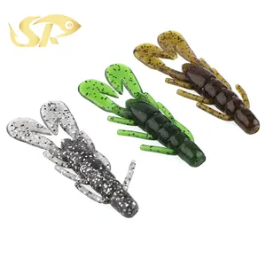 Superiorfishing PVC Lobster soft bait 75mm Shrimp Lure Artificial Soft Bait Craw fishing lure CY143