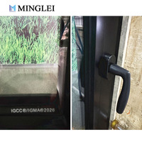 Ventanas de Aluminio con Triple Acristalamiento y Apertura Oscilobatiente, Estilo Europeo, con Certificación Energy Star, Aislamiento Térmico
