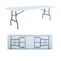 Table de traiteur d'événements pliants réguliers Trestle 8FT