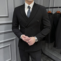 Costume Trois Pièces Floral sur Mesure Élégant pour Homme, Affaires, Cérémonie ou Mariage, Coupe Slim avec Revers - Fournisseur