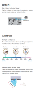12Kbtu Multi Split <b>Air</b> <b>Conditioner</b> Wall Mounted Indoor Units Can Connect With <b>Mini</b> Outdoor for Home Used - Product Image 5