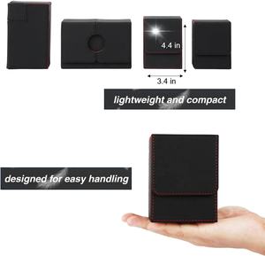 Boîte de rangement en PU à deux fenêtres Torson, écologique, étanche, personnalisée, pour 100 cartes de jeu Yugioh Commander CCG, stockage d'un gallon, brevet - Product Image 3