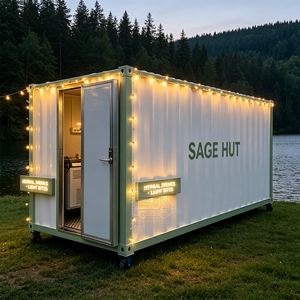 Conteneur de cuisine commerciale modulaire haut de gamme avec aménagement de service alimentaire extérieur pour restaurant - Product Image 2