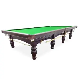 Meja biliar & Snooker kayu Solid profesional internasional diskon besar meja kolam renang berkualitas turnamen