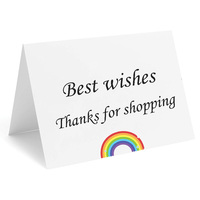 Cartes de vœux personnalisées avec logo, carton kraft recyclé, bon marché, pour entreprises, anniversaires, festivals, Noël, remerciements, taille et couleur personnalisées