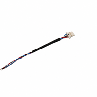 Câble interne micro-connecteur OEM 4 broches à paire torsadée pour équipement de massage et capteurs