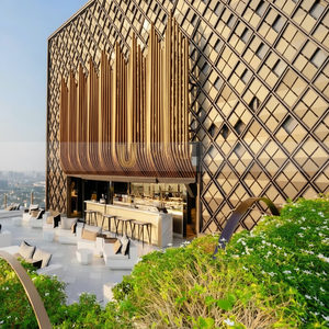 ANW303 Fábrica al aire libre Paredes de cortina personalizadas Proyecto de decoración de paredes decorativas - Product Image 1