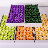 Hochwertige Künstliche Blumen Vorgefertigte Schaumrosen Günstiger Preis Heimdekoration Dreischichtige Badeblumen Muttertagsgeschenk