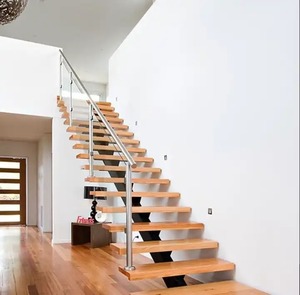 <span class=keywords><strong>Escalier</strong></span> en <span class=keywords><strong>bois</strong></span> moderne sur mesure, <span class=keywords><strong>escalier</strong></span> flottant <span class=keywords><strong>droit</strong></span>, <span class=keywords><strong>escalier</strong></span> intérieur personnalisé avec garde-corps en verre - Product Image 6