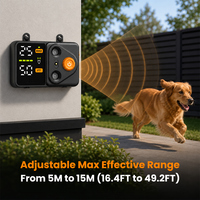 Dispositif d'entraînement anti-aboiement pour chien, dissuasion automatique des aboiements par ultrasons avec distance de détection de fréquence réglable de 15 m