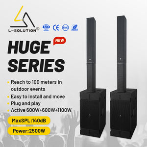 Haut-parleur colonne en promotion, série géante, son longue portée, SPL max 140 dB, système actif néodyme pour conférences, théâtres, scènes et extérieur - Product Image 6