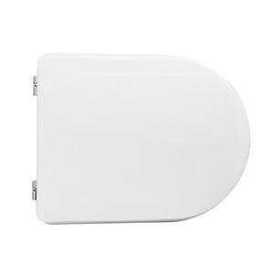 Asiento de inodoro para Catalano Zero 50, forma de jarrón, blanco, con bisagras de expansión en forma de C - Product Image 1