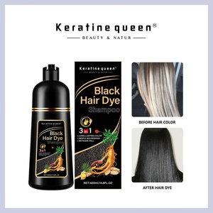 ครีมย้อมผมสมุนไพรสีดำถาวรเกรดพรีเมียมสำหรับทุกสภาพเส้นผม - Product Image 5