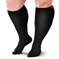 CE FDA ISO13485-2016 certifié Wdie Calf Compression Chaussettes unisexe Type Doctor Recommend 20-30mmHg